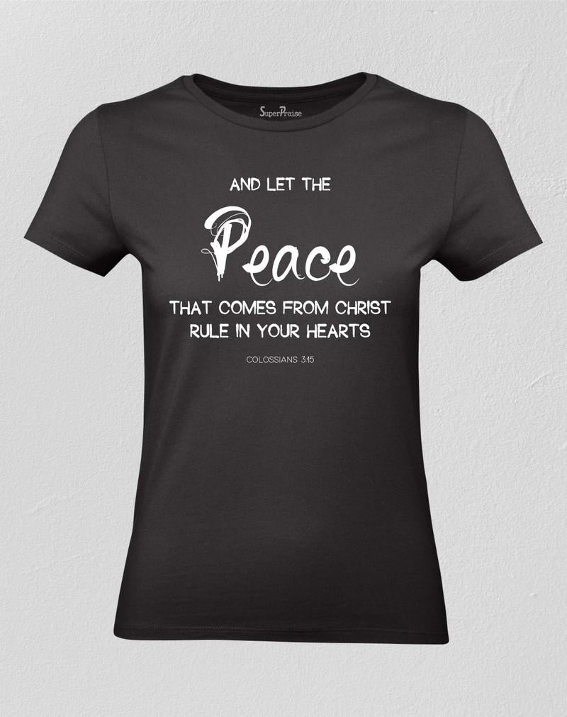Peace from Christ Women T shirt