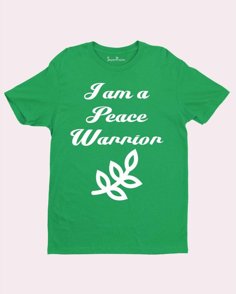 Peace Warrior Spiritual Jesus Christian T Shirt tee
