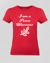 Christian Women T shirt Peace Warrior Spiritual Inspiration