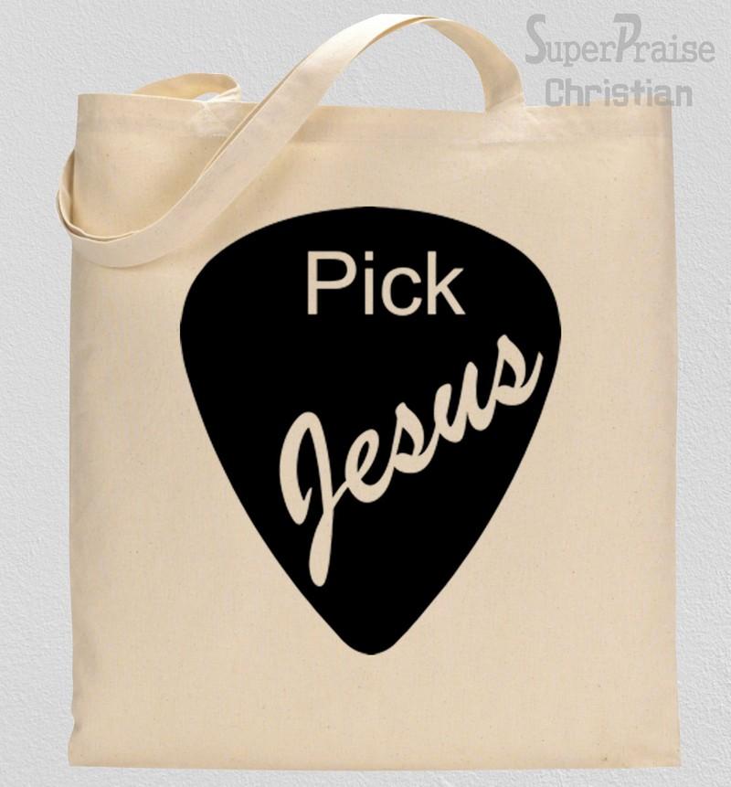 Pick Jesus Tote Bag
