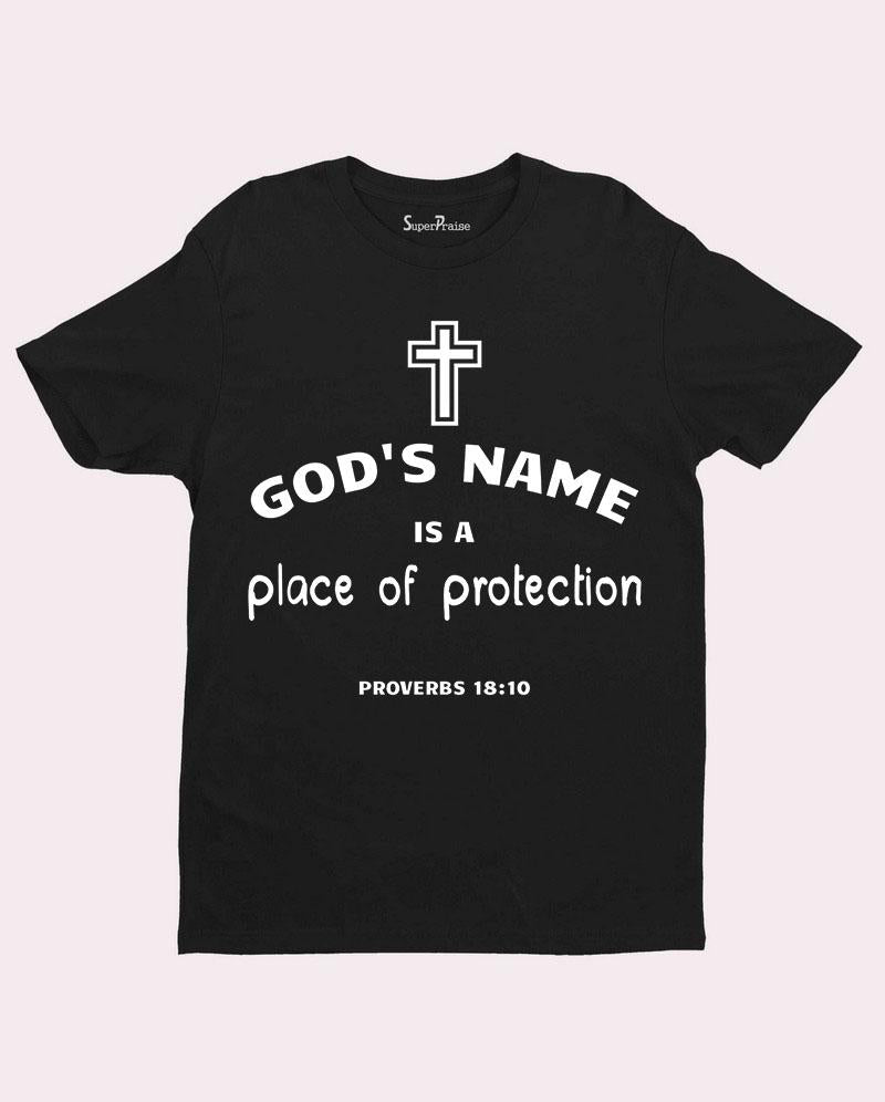 Gods Name Place of Protection T Shirt