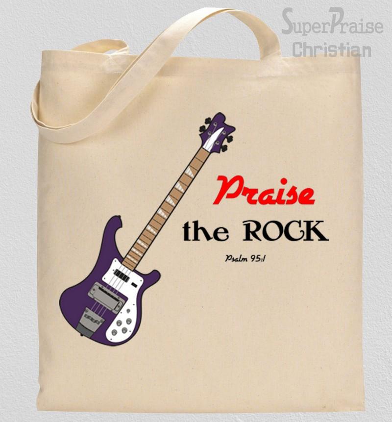 Praise the Rock Tote Bag