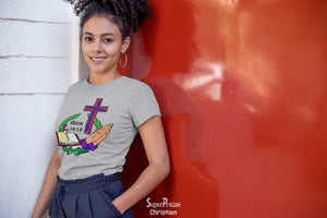 Christian Women T Shirt Pray And Believe In Him