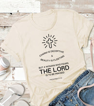 Proverbs 31:30 Christian Women T Shirt
