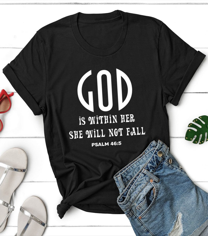 Psalm 46:5 Women T Shirt