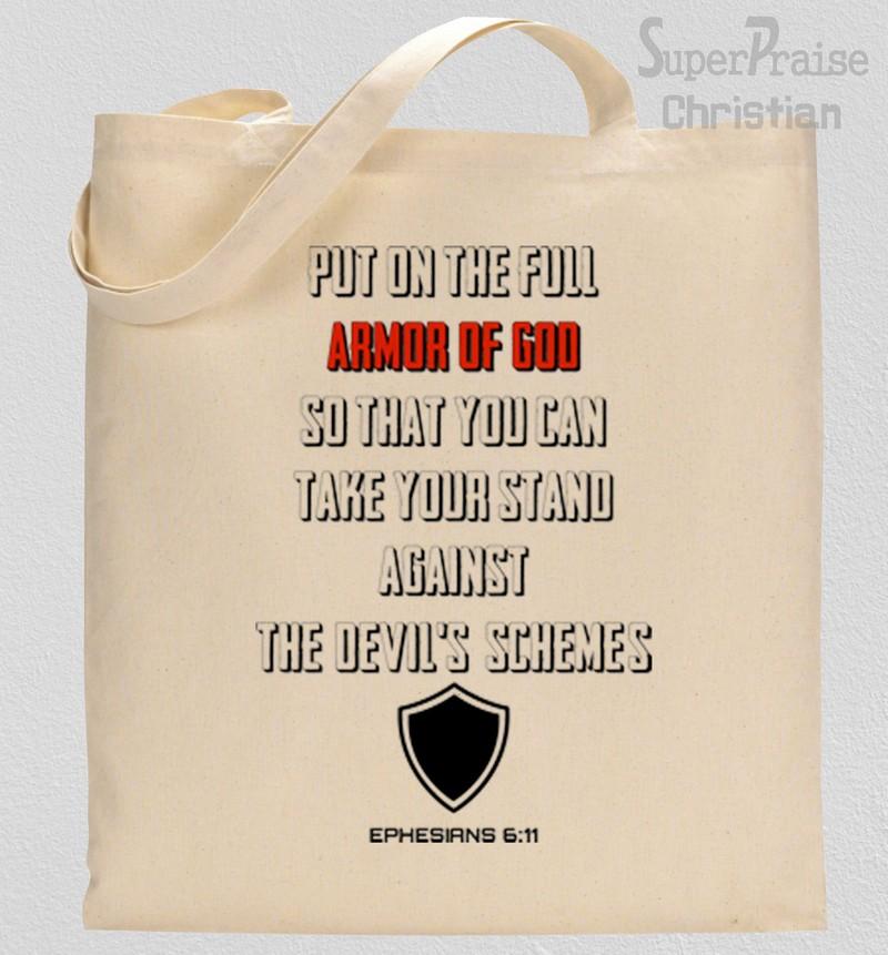 Put On The Full Armor Of God Tote Bag