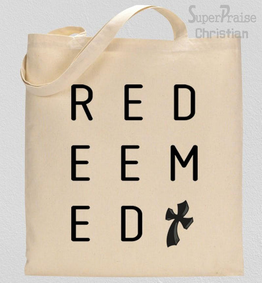 Redeemed Cross Tote Bag 