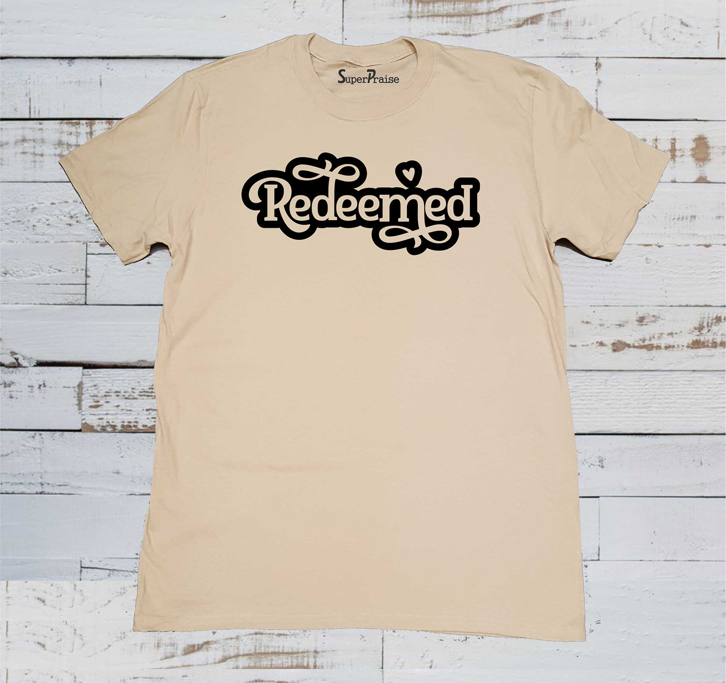 Redeemed  Bible Verse Christian Religious Faith Jesus T-Shirt Gifts