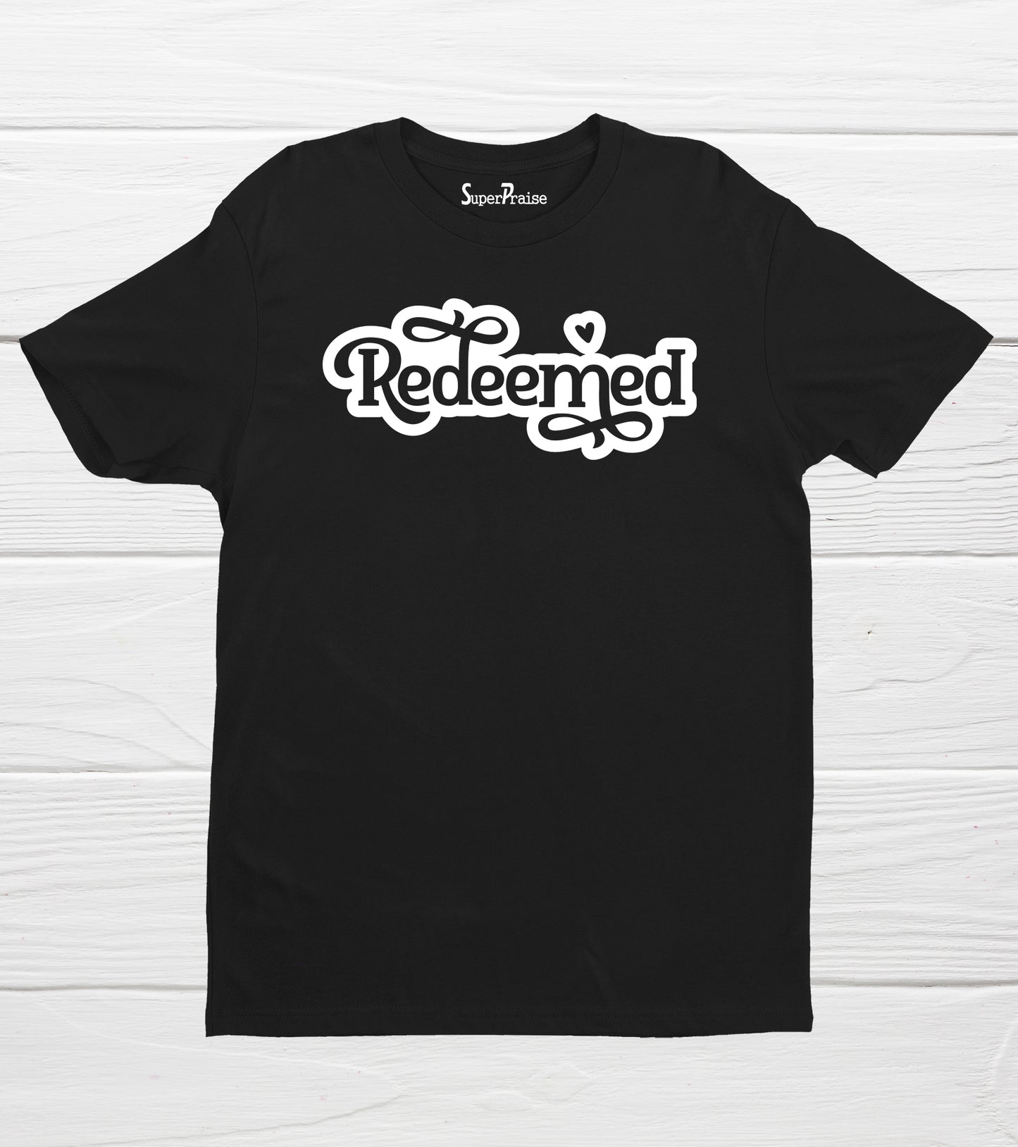 Redeemed  Bible Verse Christian Religious Faith Jesus T-Shirt Gifts