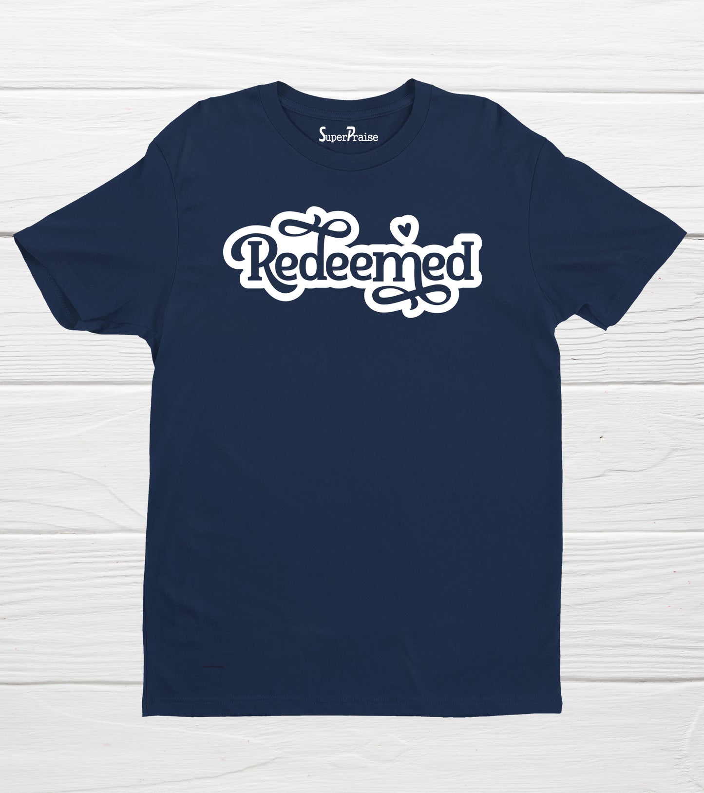 Redeemed  Bible Verse Christian Religious Faith Jesus T-Shirt Gifts