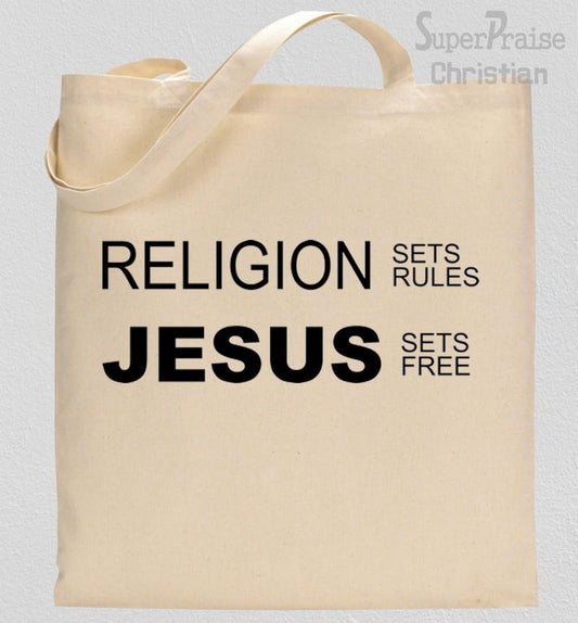 Religion Rules Tote Bag