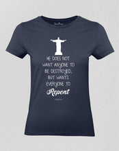Repent Christian Women T shirt