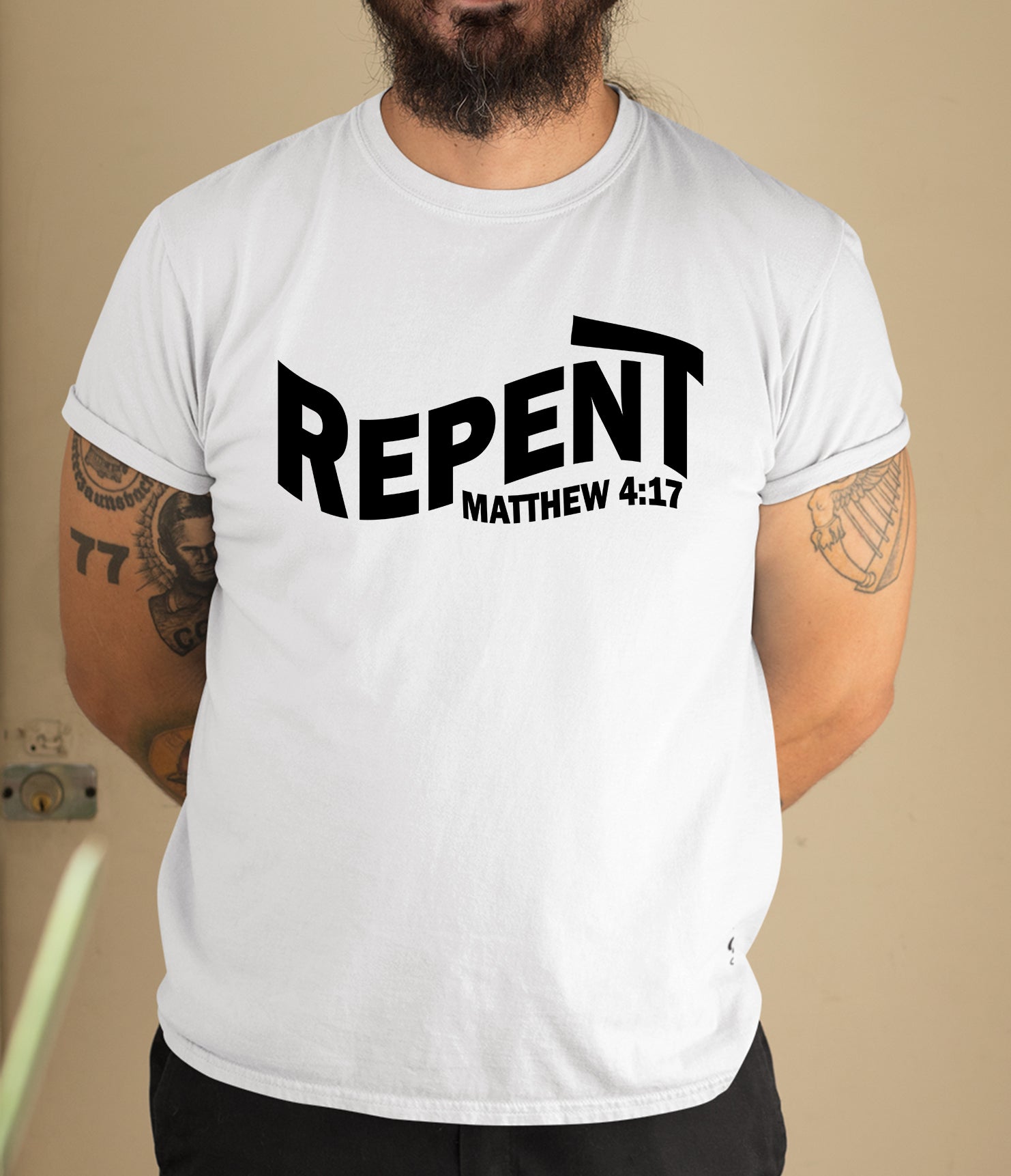 Repent Matthew 4:17 Christian T Shirt