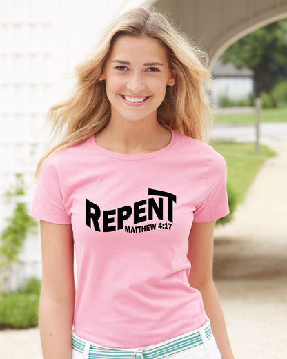 Repent Matthew 4:17 Christian T Shirt