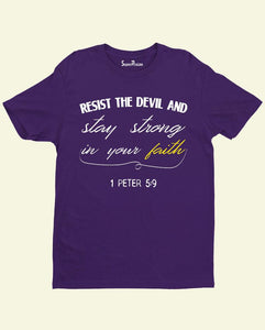 Resist the Devil T Shirt