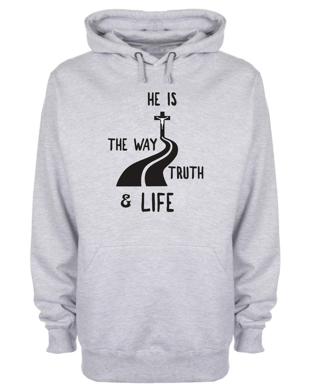 He Is The Way Truth and Life Hoodie Jesus Christ Christian Sweatshirt