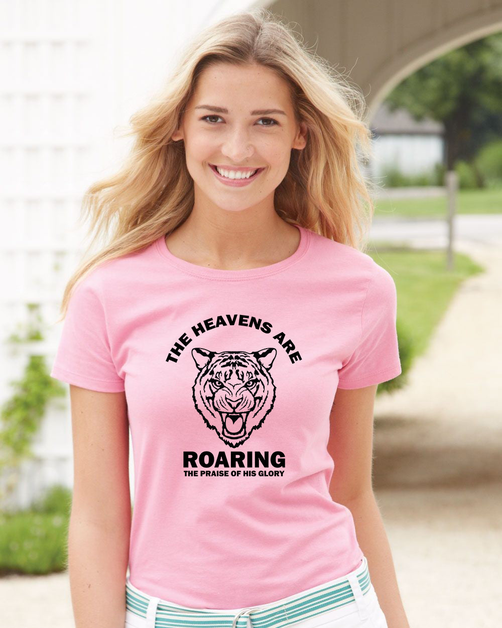 The Heavens Are Roaring Bible Verse Christian Religious Faith T-Shirt