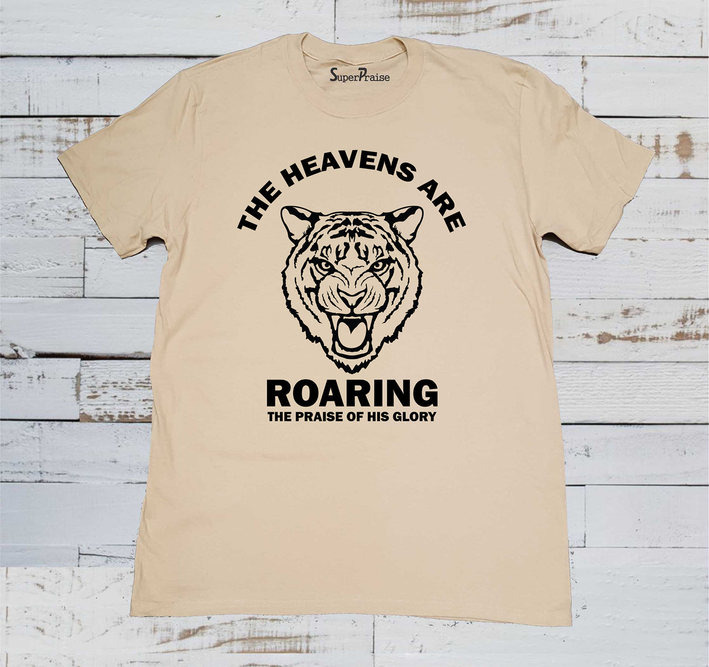 The Heavens Are Roaring Bible Verse Christian Religious Faith T-Shirt