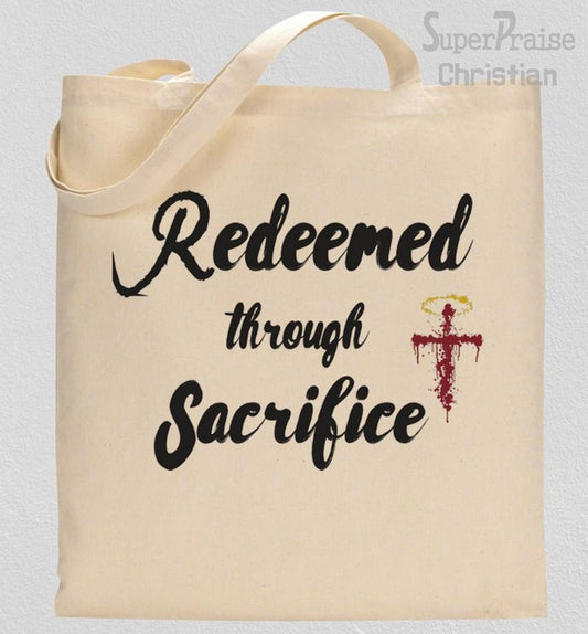 Sacrifice In Bible Tote Bag