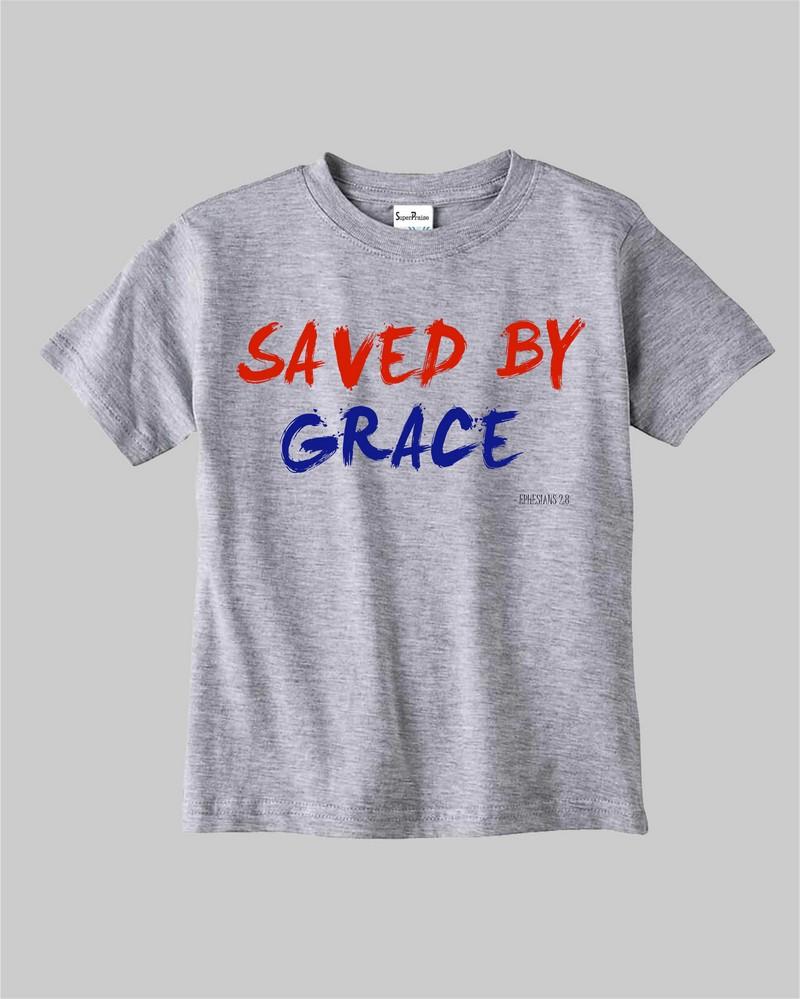 Saved By Grace Kids T Shirt