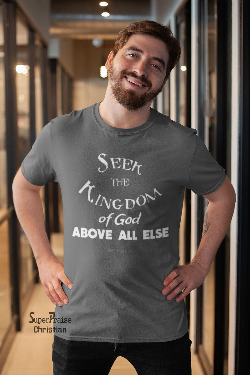 Bible Verse Matthew 6:33 Christian T Shirt - SuperPraiseChristian