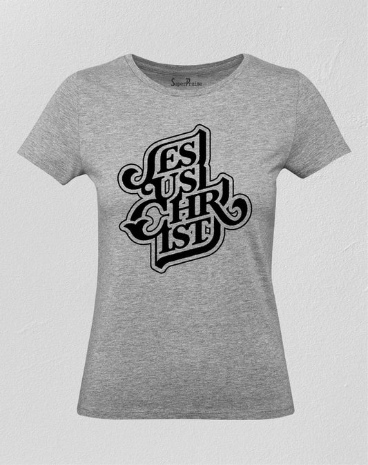 Women Christian T Shirt Jesus Christ