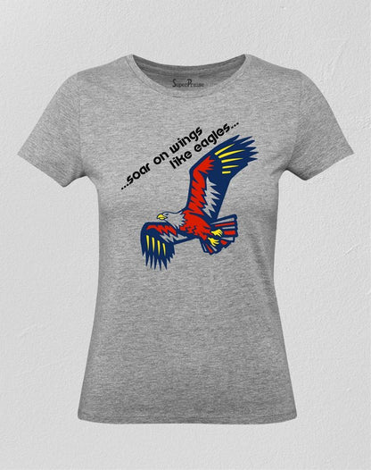Soar On Wings Eagle Women T Shirt 