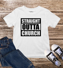 Straight Outta Church Kids Christian T Shirt