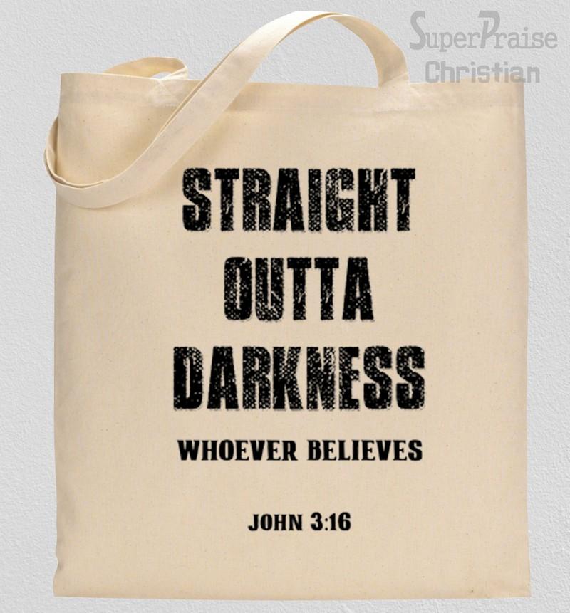 Straight Outta Darkness Tote Bag