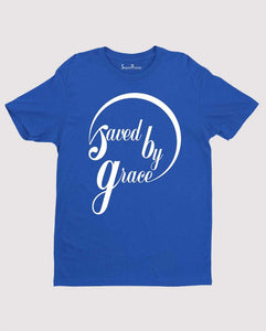 Saved by Grace Love Jesus Faith Christian T shirt