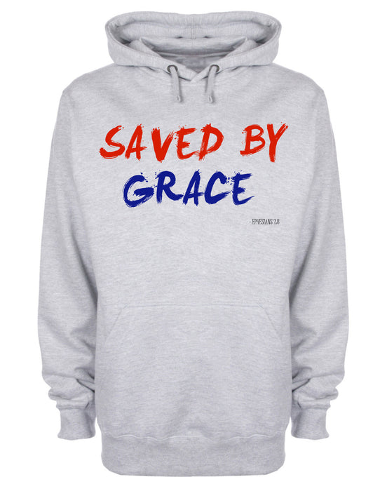 Saved By Grace Hoodie Jesus Christ God's Love Mercy Christian Sweatshirt