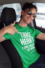 Take Heart I Have Overcome the World inspirational Christian T Shirt - Super Praise Christian