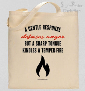 Temper Fire Tote Bag