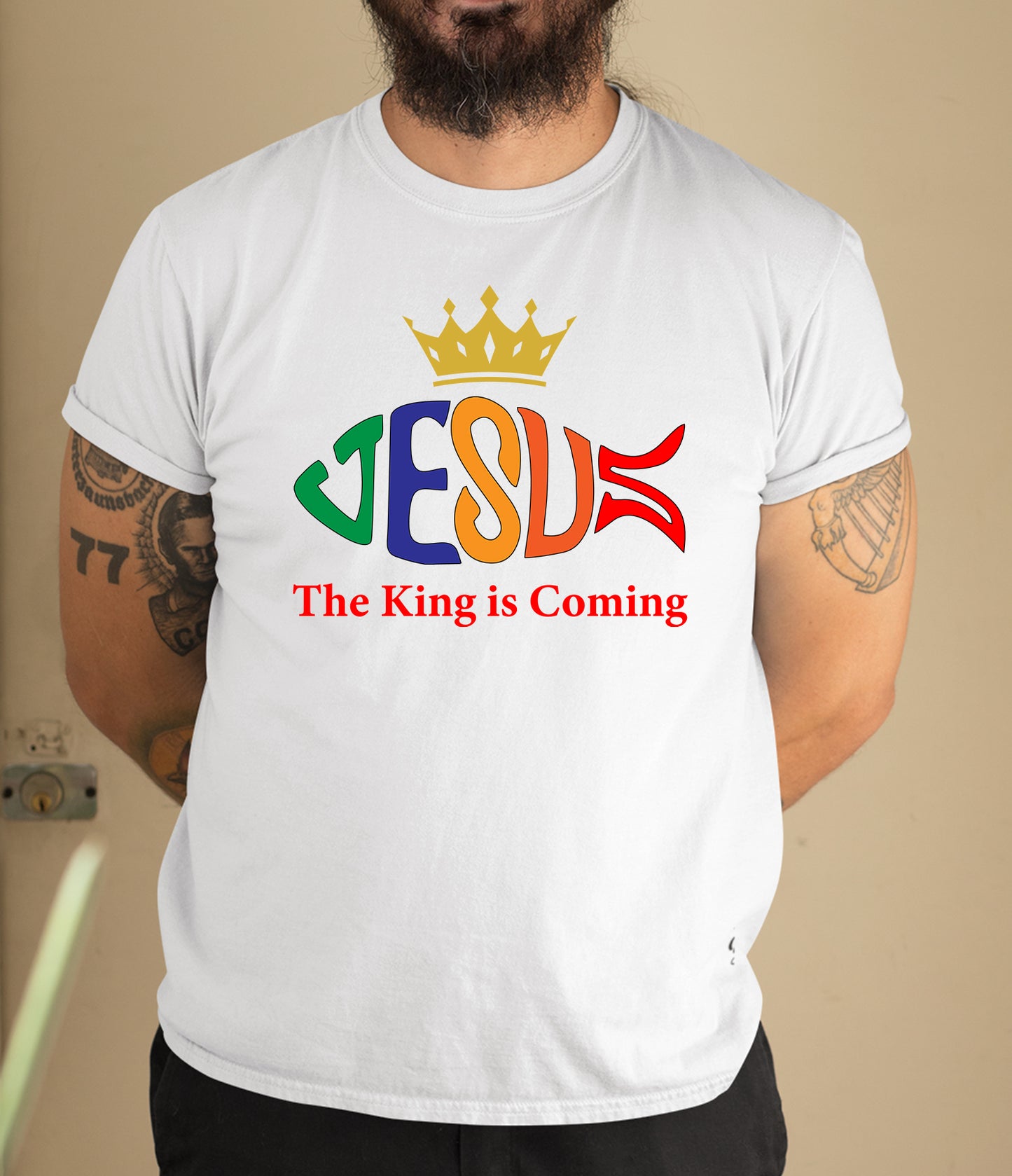 The King Is Coming Jesus Christian T Shirt