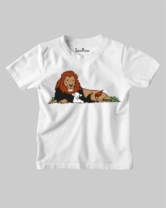 The Lion And The Lamb Kids T Shirt