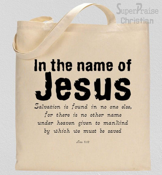 The Name Of Jesus Tote Bag