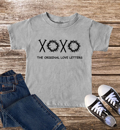 The Original Love Letters Religious Easter Christian Kids T Shirt