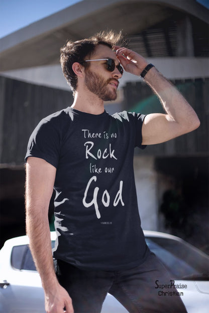 Rock Like Our God Christian T Shirt - SuperPraiseChristian
