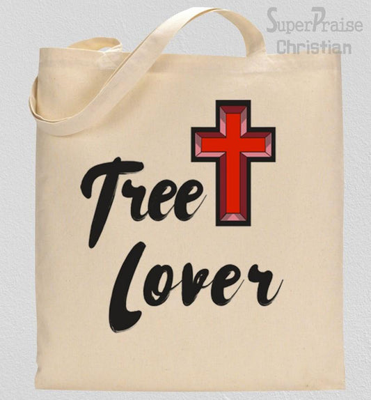 Tree Lover Christian Tote Bag 