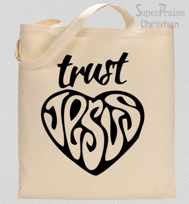 Trust Jesus Christian Tote Bag