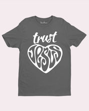 Trust Jesus Love Believe Faith in God Christian T shirt