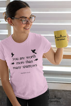 Christian T Shirt Many Sparrows Holy Ladies tee