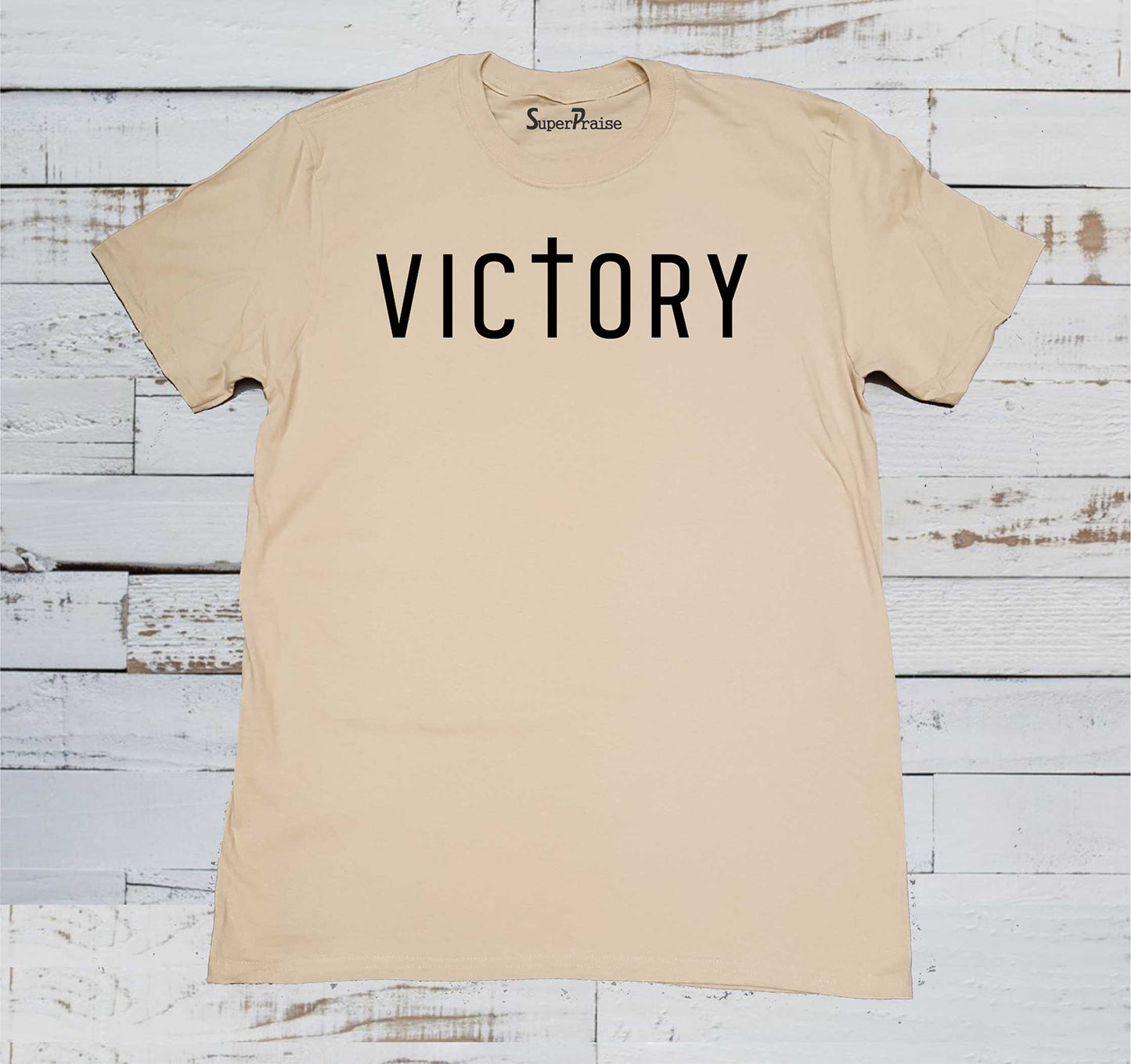 Victory Christian Bible Verse Religious Faith Based Jesus T-Shirts