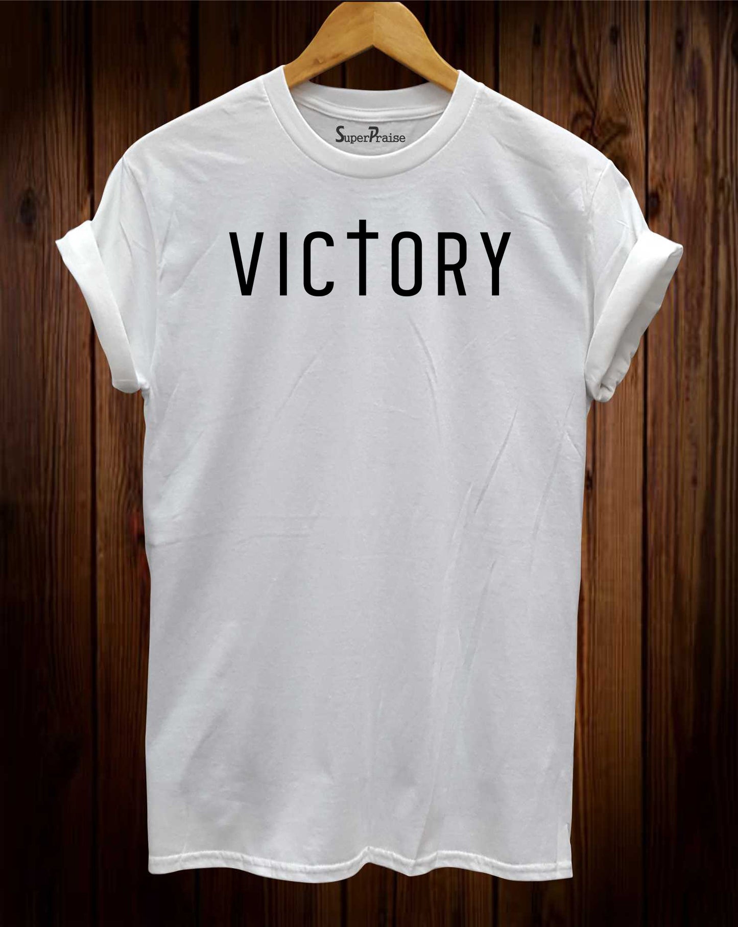 Victory Christian Bible Verse Religious Faith Based Jesus T-Shirts