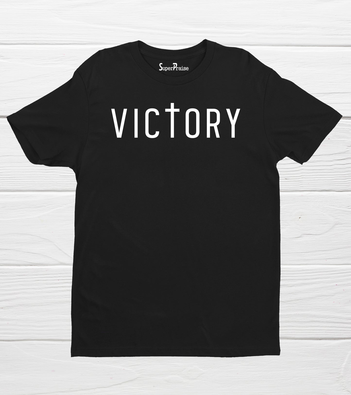Victory Christian Bible Verse Religious Faith Based Jesus T-Shirts