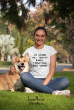 Christian Women T Shirt All Things Work Together For Good White Tee