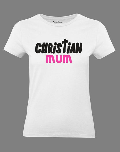 Christian Women T Shirt Christian Mum Family Gospel Ladies tshirt tee