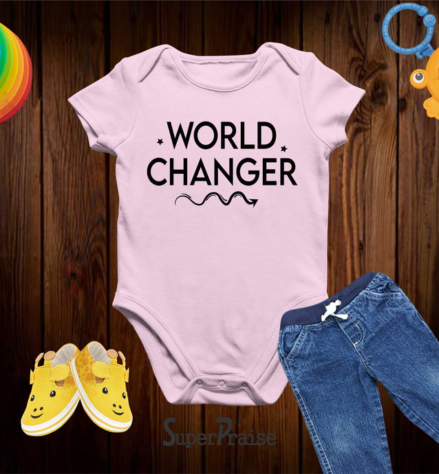World Changer Faith Jesus Baby Bodysuit