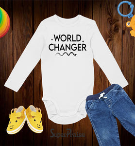 World Changer Faith Jesus Baby Bodysuit
