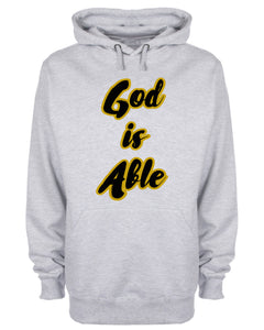 God Is Able Hoodie Christian Jesus Christ Religious Covenant Hooded Sweatshirt